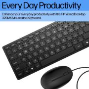 HP Wired Desktop 320MK Keyboard & Mouse