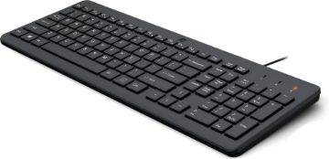 HP 150 Keyboard - Cable Connectivity - USB Type A Interface