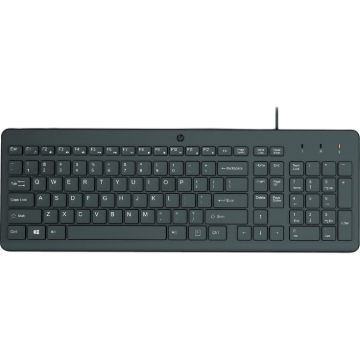 HP 150 Keyboard - Cable Connectivity - USB Type A Interface