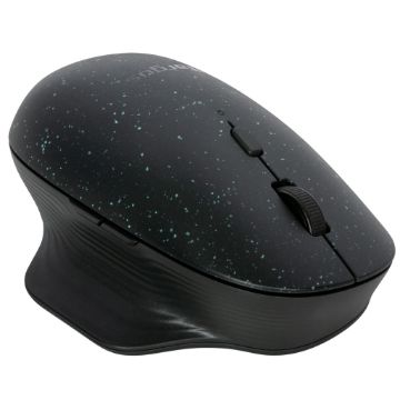 Targus ErgoFlip AMB586GL Mid Size Mouse - Bluetooth - BlueTrace - 6 Button(s) - Black