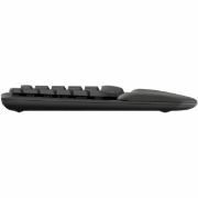 Logitech Wave Keys Keyboard - Wireless Connectivity - USB Interface - English - Graphite