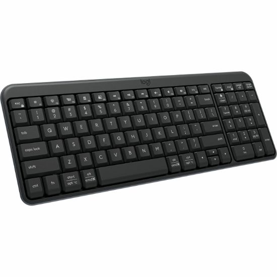 Logitech K250 Keyboard - Wireless Connectivity - English - Graphite