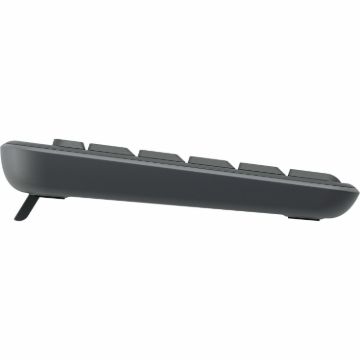 Logitech K250 Keyboard - Wireless Connectivity - English - Graphite