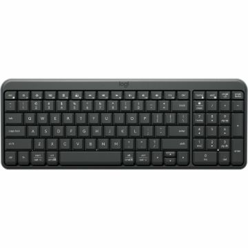 Logitech K250 Keyboard - Wireless Connectivity - English - Graphite