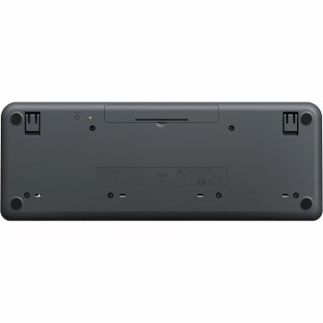 Logitech K250 Keyboard - Wireless Connectivity - English - Graphite
