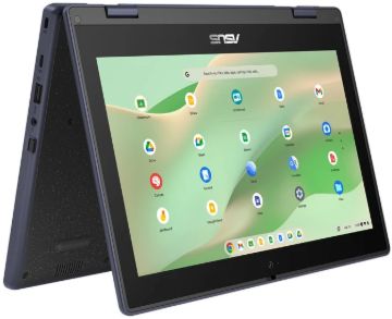 Asus CR1104 Flip 11.6''HD Touch w/Gorilla Glass/ Flip/ Stylus / Intel N100/ 4GB DDR5/ 32G/ Rugged/Wifi6E/ Dual camera/Mineral grey-IMR/1Y Warranty