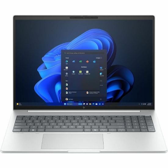 HP EliteBook 8 G1i 16" AI Notebook – Core Ultra 7, 16GB RAM, 512GB SSD, 5G, Windows 11 Pro - Glacier Silver