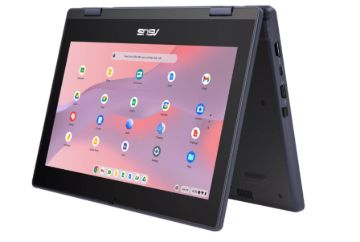 Asus CZ1104 (Rugged/Flip/Touch/Stylus) 11.6" HD w/Gorilla Glass,MT8189,4GB DDR5X,64GB emmc,WIFI 6E,Mineral Grey,Chrome Os, 1Y Free Pickup And Return