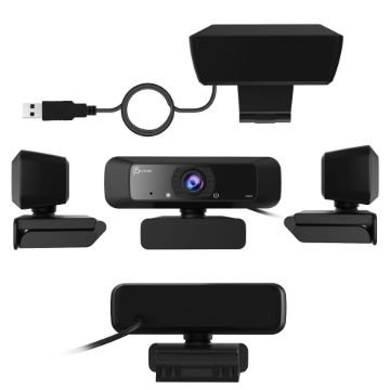 J5create Jvcu100 Usb Full HD Webcam (1080P/30 FPS) With 360 Rotation